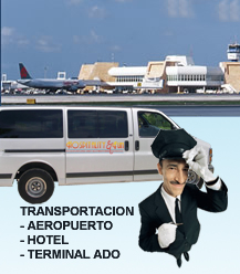 Transportation from Cancun, Playa del Carmen, or from any area in the Riviera Maya