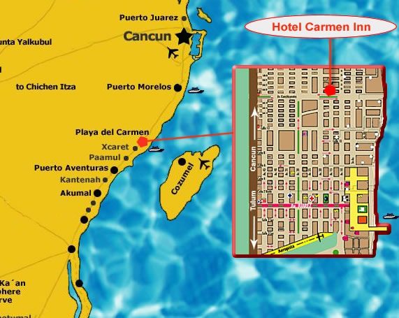 Mapa del Hotel